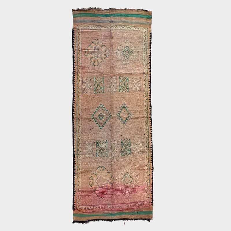 Tapis berbère vintage 143x354