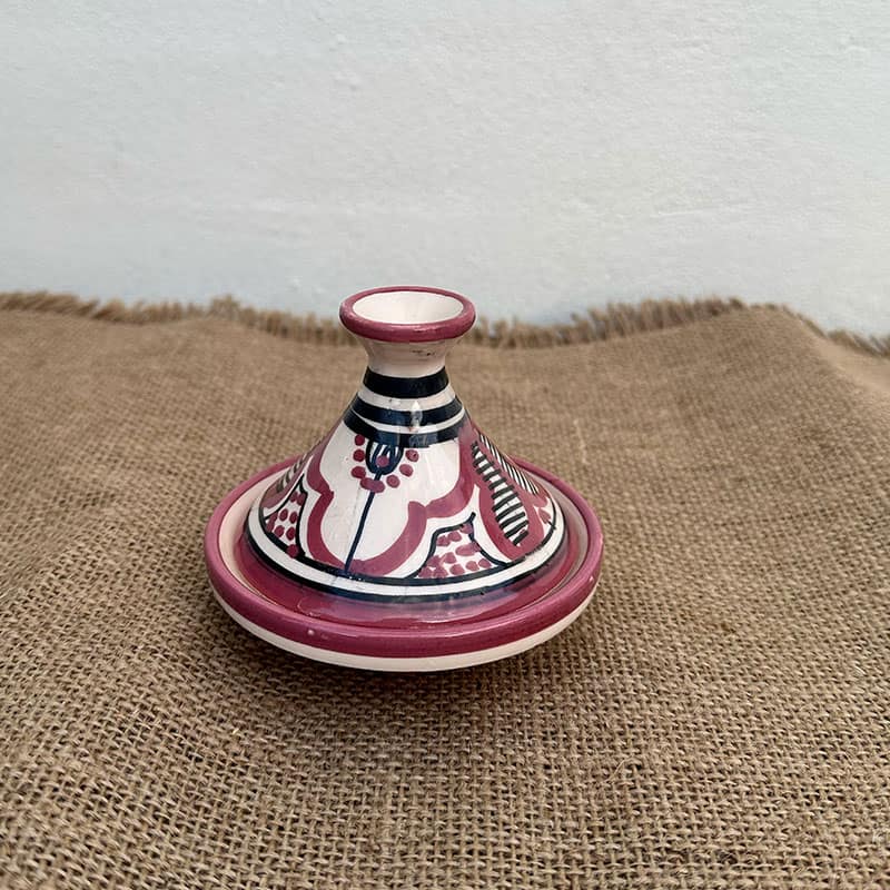 Tajine marocain - 9,5 cm. - Violet