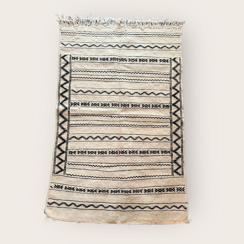 Tapis marocain - Zemmour kilim 95x150 cm.