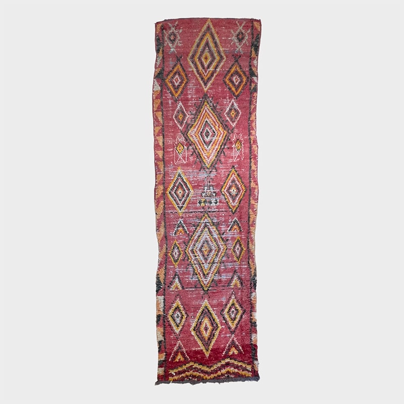 Tapis berbère vintage 96x330