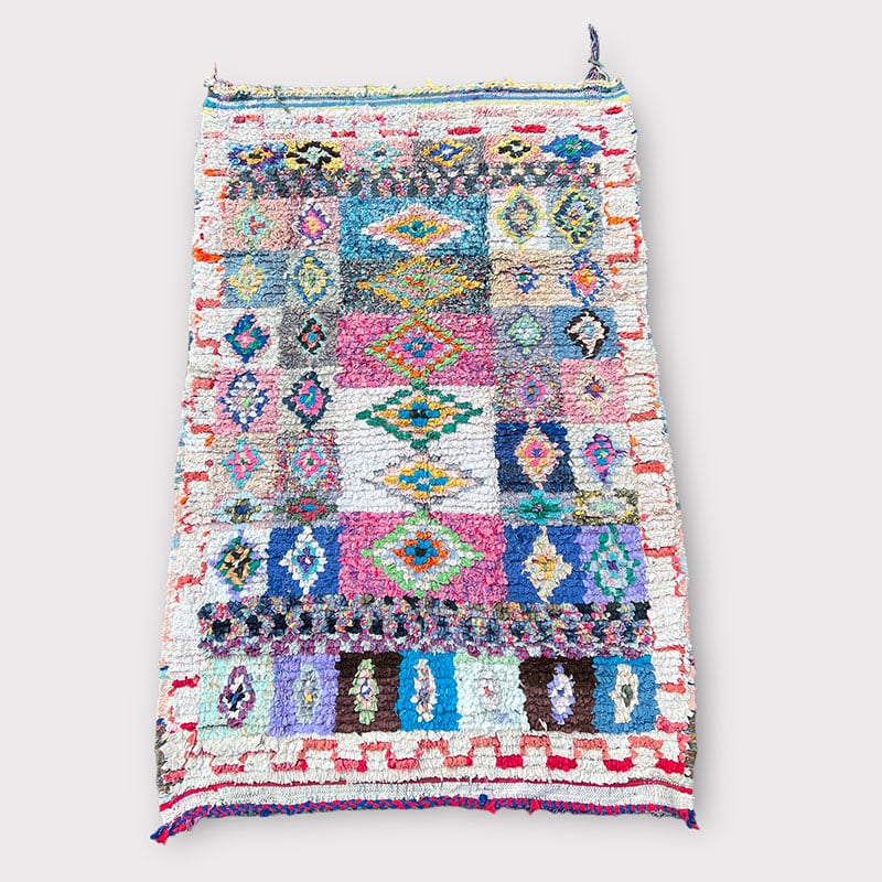 Tapis Boucherouite marocain - AIDA 120x190