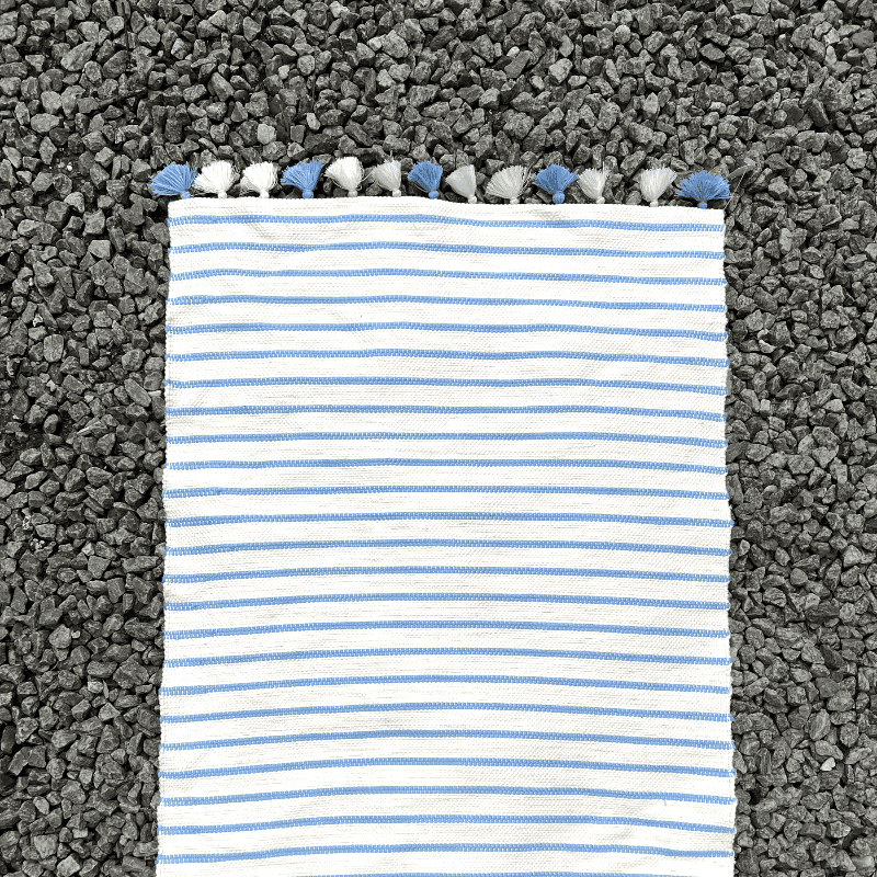 Tapis de bain ÉTÉ - Lyseblå