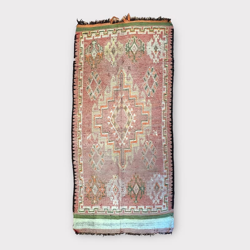 Tapis berbère vintage 138x327