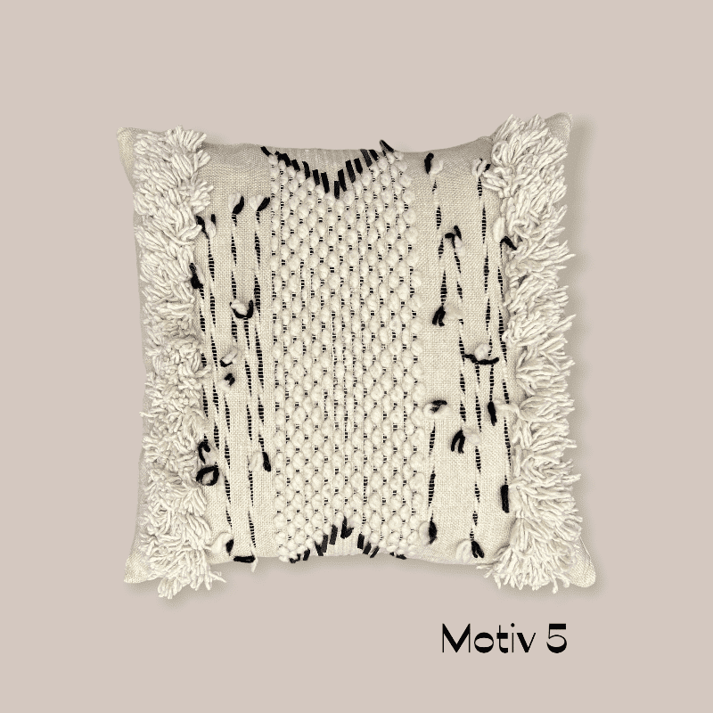 Coussin KESH noir/blanc - Motiv 5