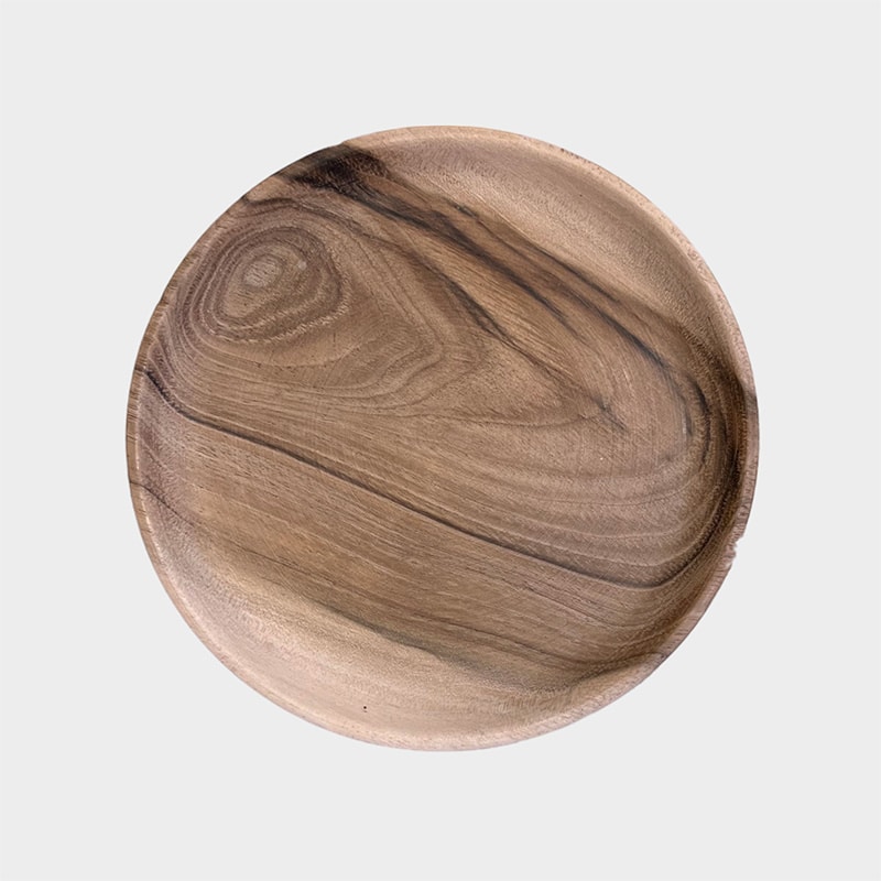 Petite assiette 13 cm. en bois de noyer