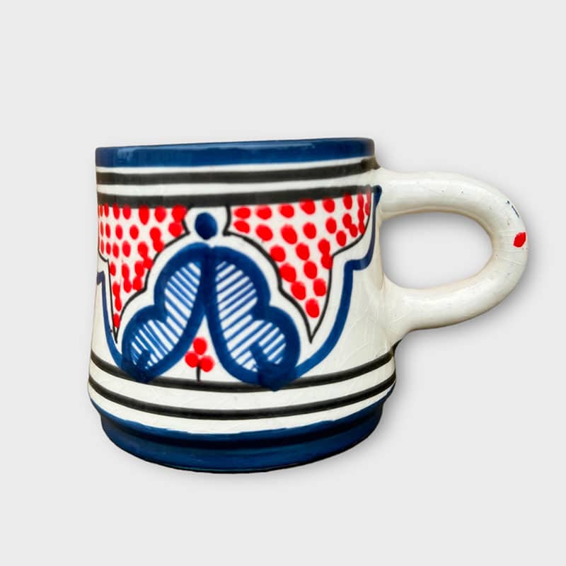 Mug marocain en céramique - Mørkeblå