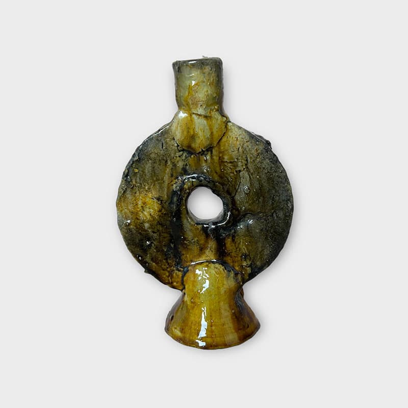 Bougeoirs en céramique Tamegroute verte SOLEI - Gul