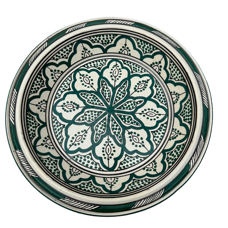 Plat à couscous marocain - 28 cm - Mørkegrøn