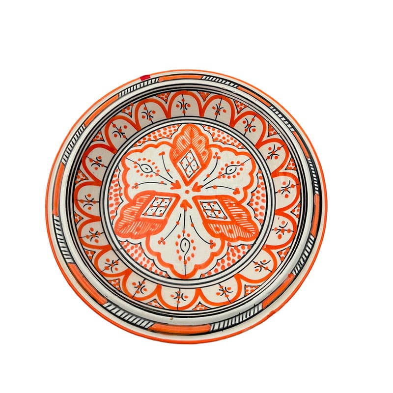 Plat à couscous marocain - 28 cm - Orange