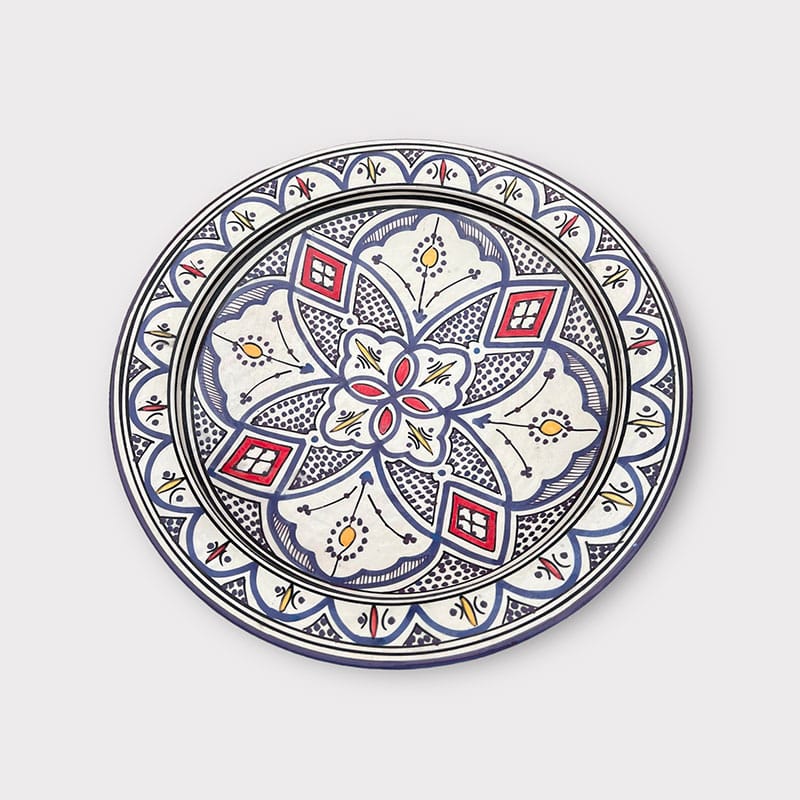 Plats marocains 42 cm. - Violet