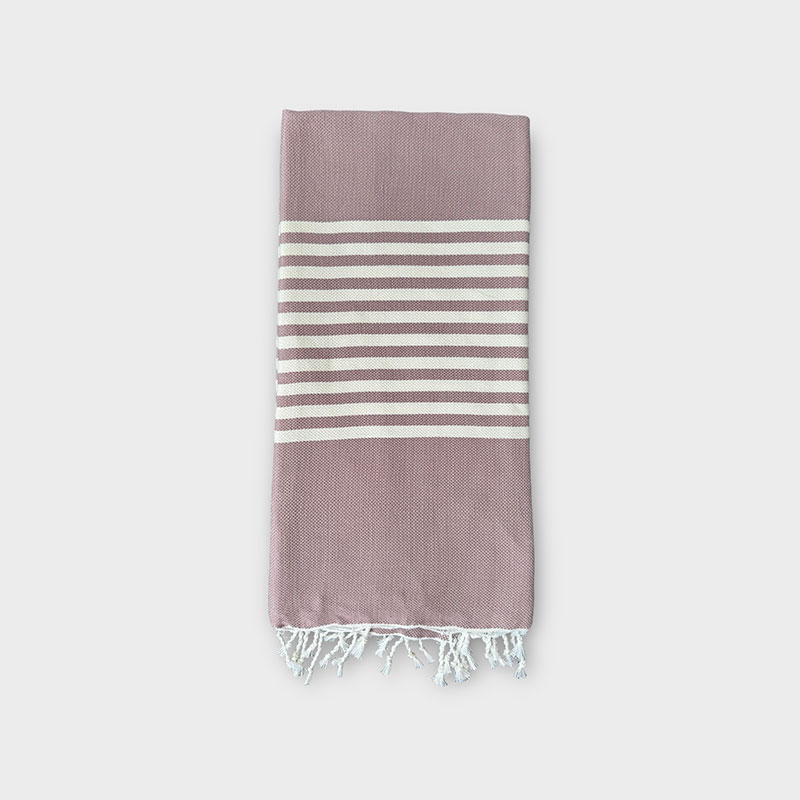 Serviette de hammam FOUTA marocaine - Violet