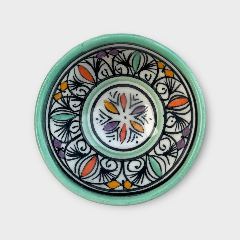 Bol marocain en céramique - 8,5 cm. - Mint Art
