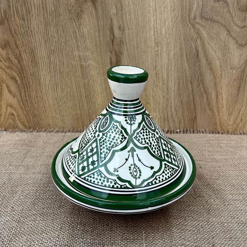 Tajine marocain - 20 cm. - Mørkegrøn