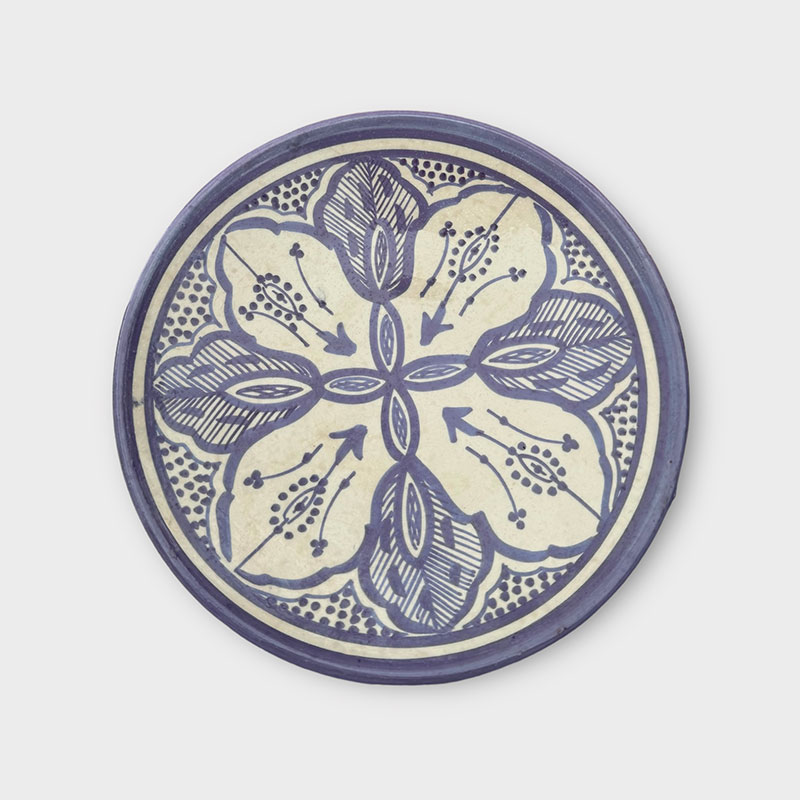 Assiettes marocaines - 20 cm - Lilla