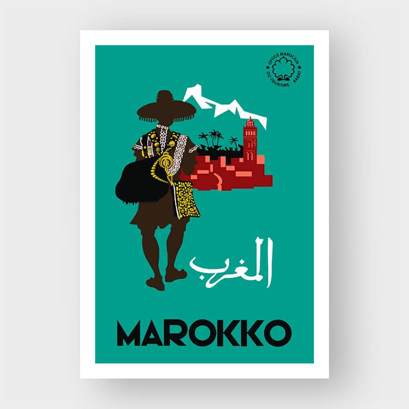 Affiche MAROC - 50x70