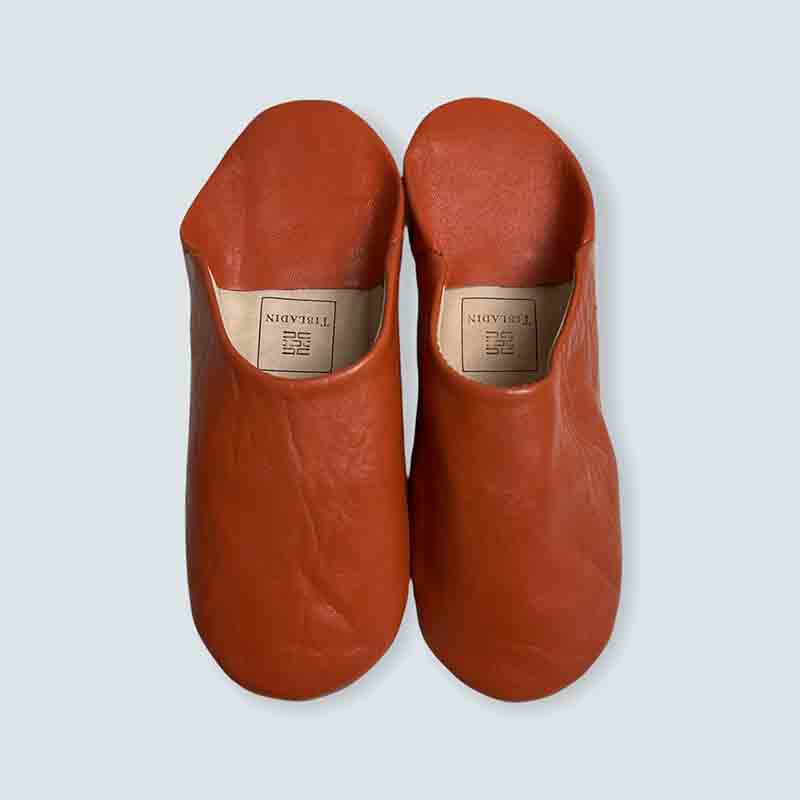 Chaussons homme - terre cuite - 44
