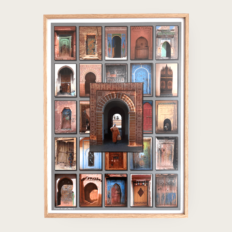 Affiche 50x70 cm. PORTES DU SUD