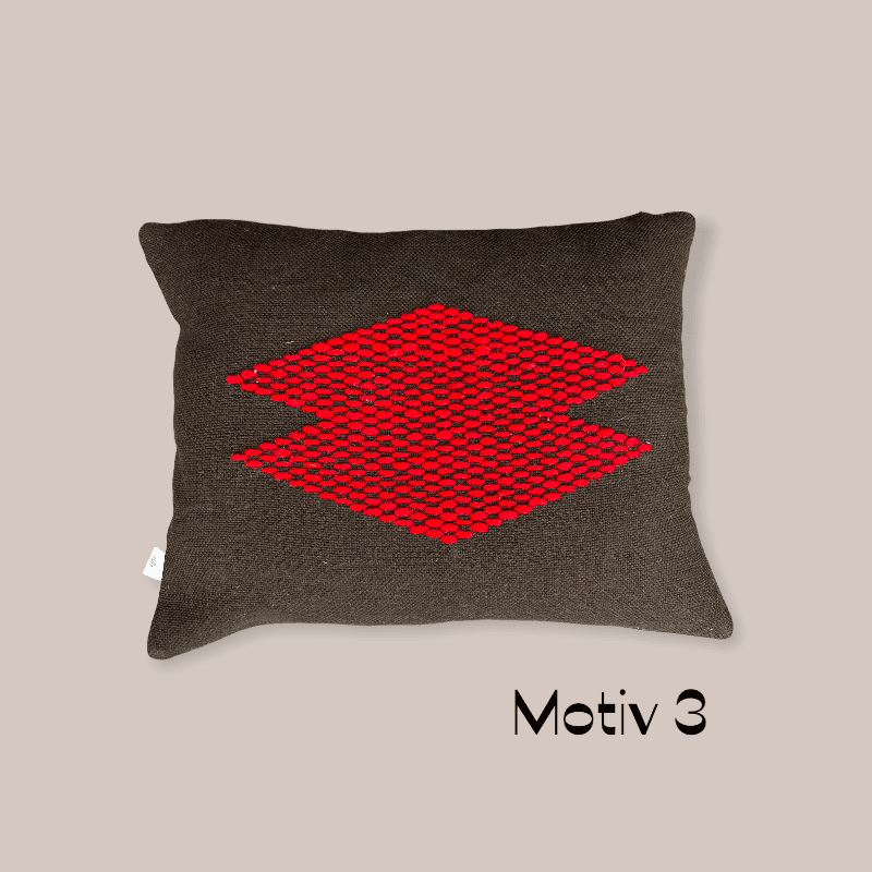 Coussin SAFI en marron foncé - Motiv 3