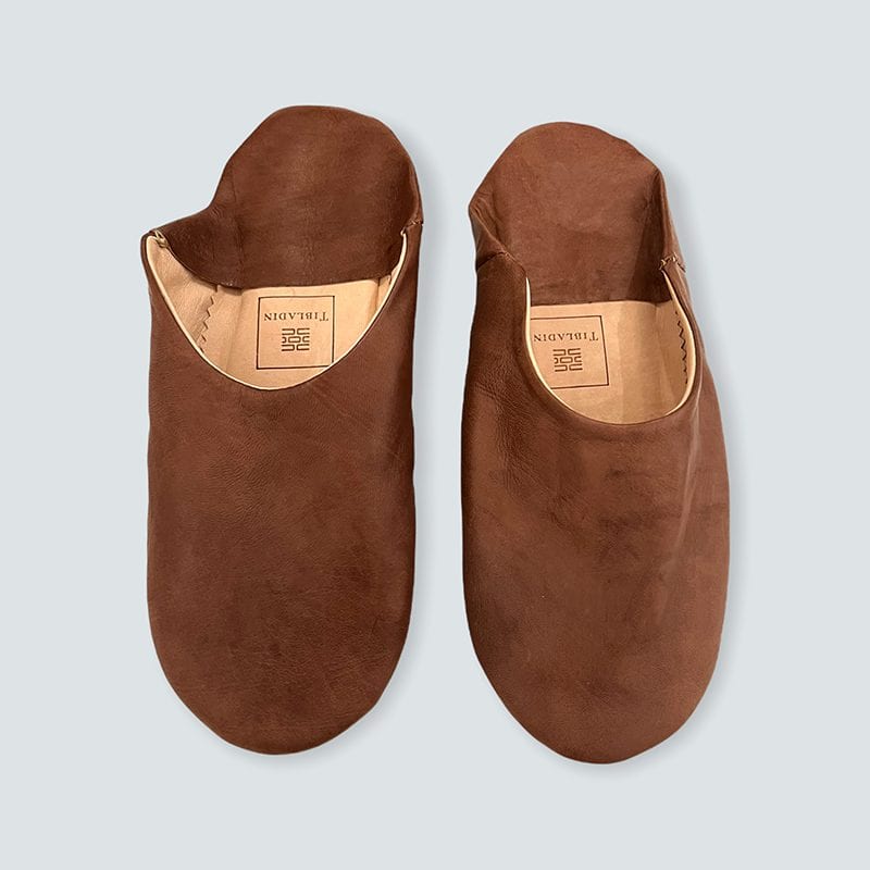 Chaussons homme - marron noisette - 48