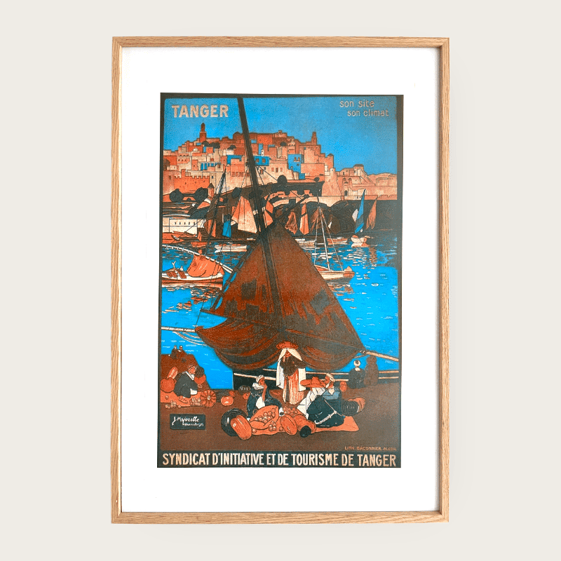 Affiche 40x60cm. SITE TANGER SON CLIMAT SON