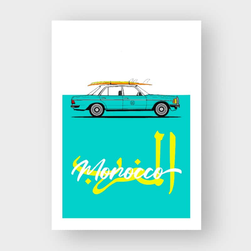 Affiche marocaine LA LÉGENDE 240 - 50x70