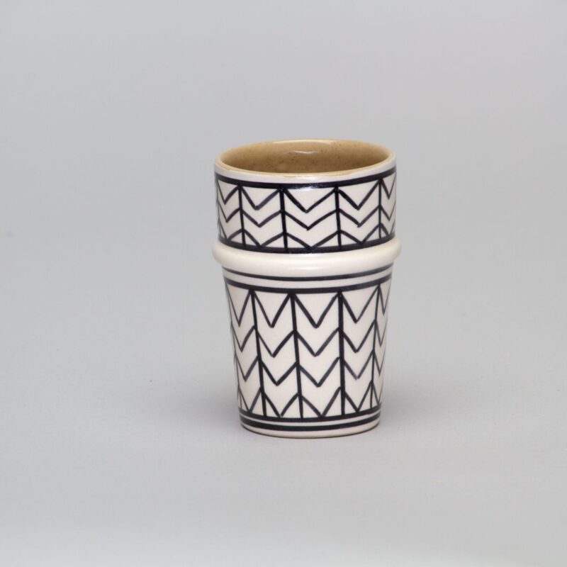 Mug Beldi - Motif Zig Zag - 120 ml