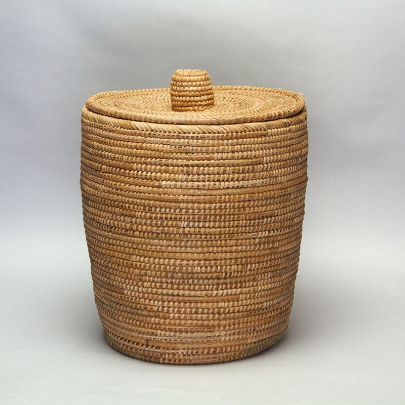 Panier en osier avec couvercle - 60 cm