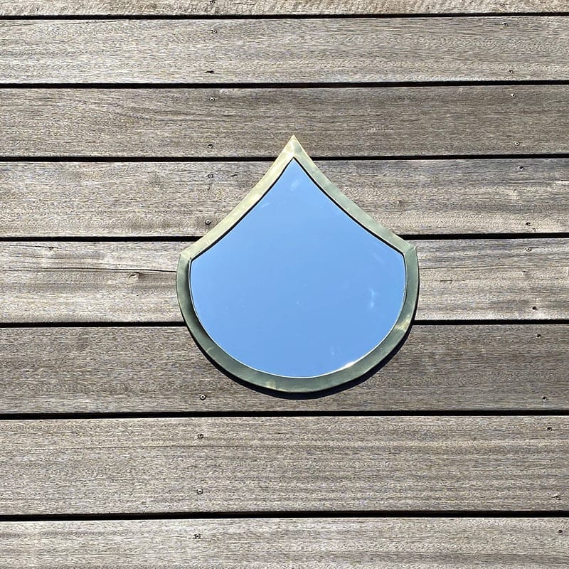 Goutte miroir - or - S