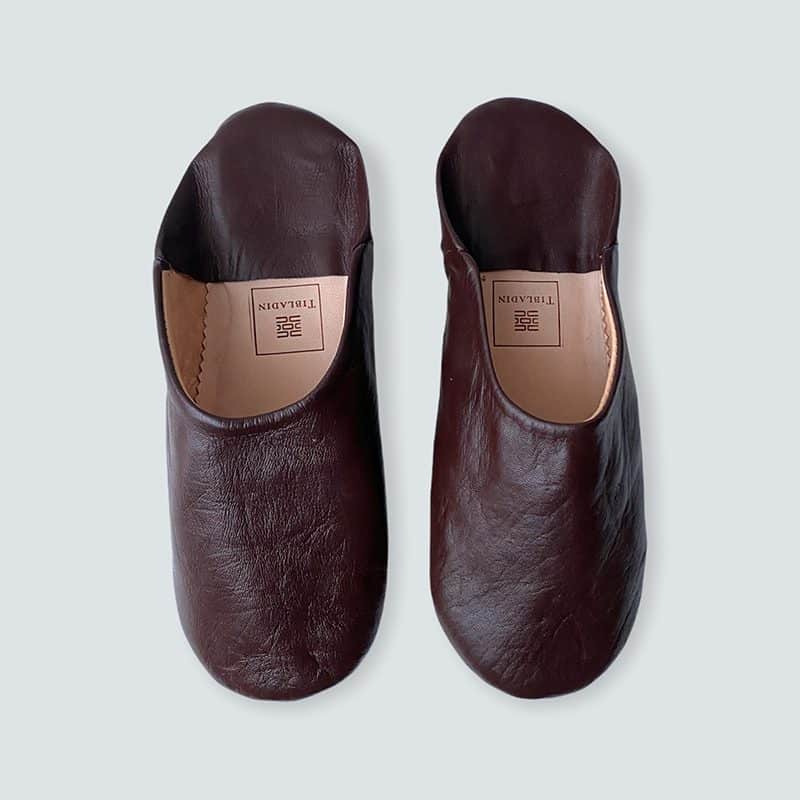 Chaussons homme - marron foncé - 46
