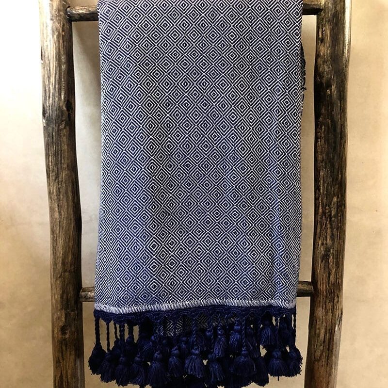 Serviette de hammam luxe tissée à la main
