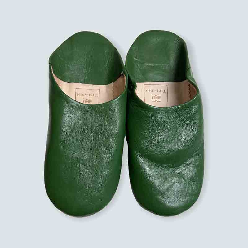 Chaussons femme - vert olive foncé - 41