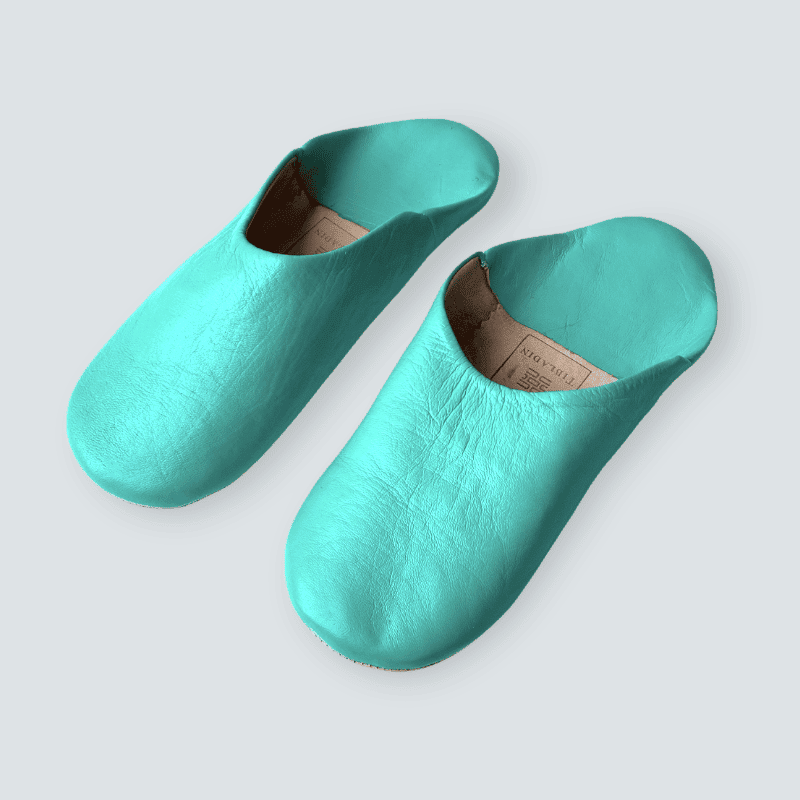 Chaussons femme - turquoise - 36