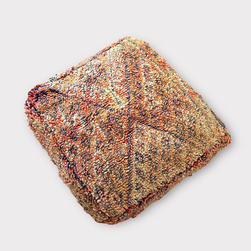 Coussin/pouf de sol en laine - Merzouga