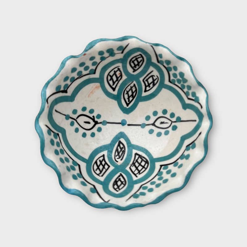 Bols marocains vague 12,5 cm. - Lavendelblå