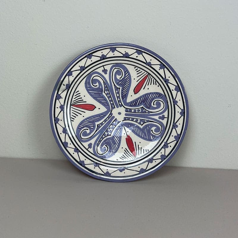 Assiettes marocaines - 15 cm - Violetblomst