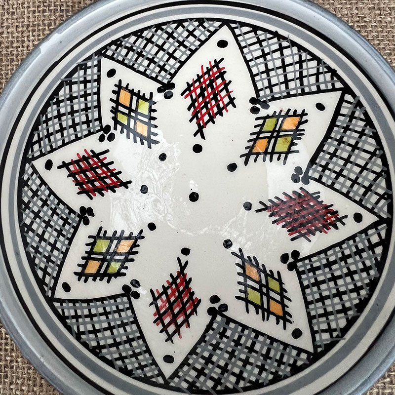 Bols marocains 12 cm. - Lyseblå berber