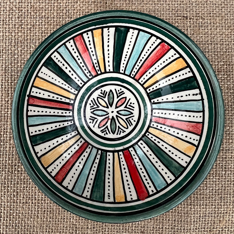 Bols marocains 12 cm. -  Grøn tivoli