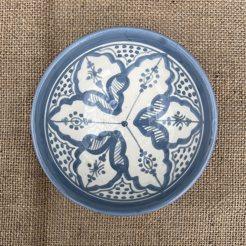 Bols marocains 12 cm. - Lavendelblå hjerte