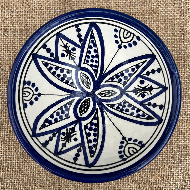 Bols marocains 12 cm. - Mørkeblå