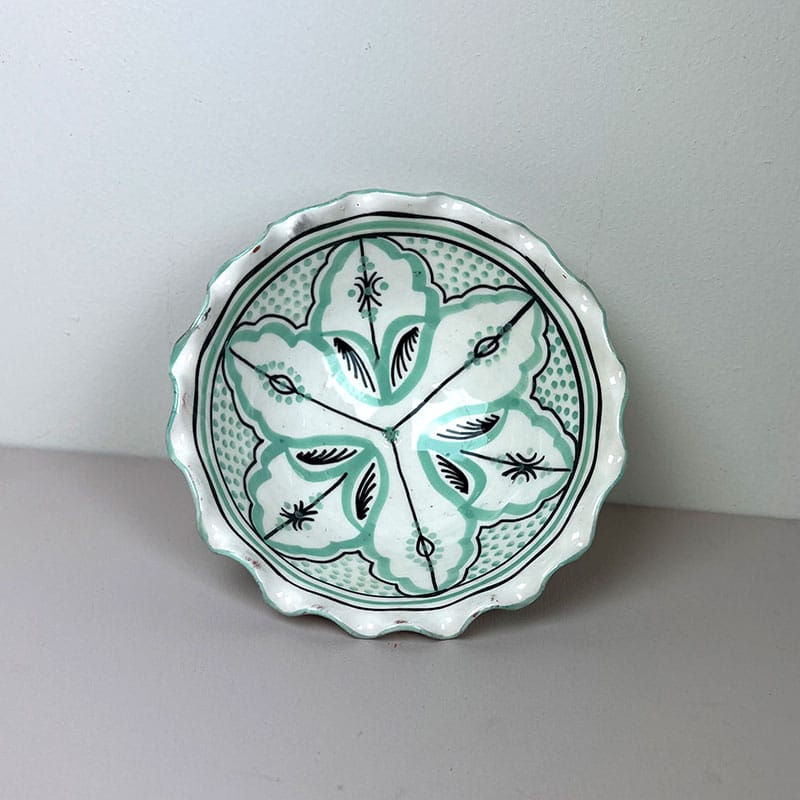 Bols marocains - vague 16cm -  Mint