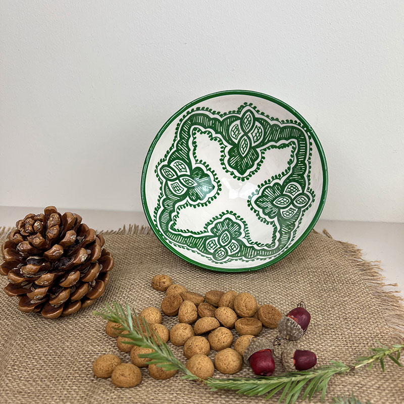 Bols marocains 18 cm - Mørkegrøn artist