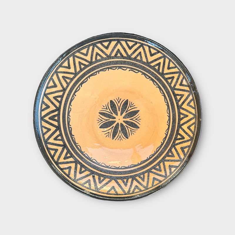 Assiettes marocaines 26 cm. noir - Sort 1