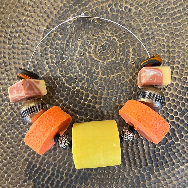 Couronne parfumée décorative PIMP TA KASBAH - Orange